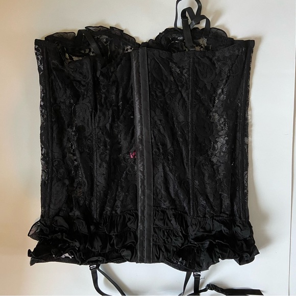 NWT Seven ‘Til Midnight Paisley Lace Bustier and Thong - Size XL - Picture 4 of 5